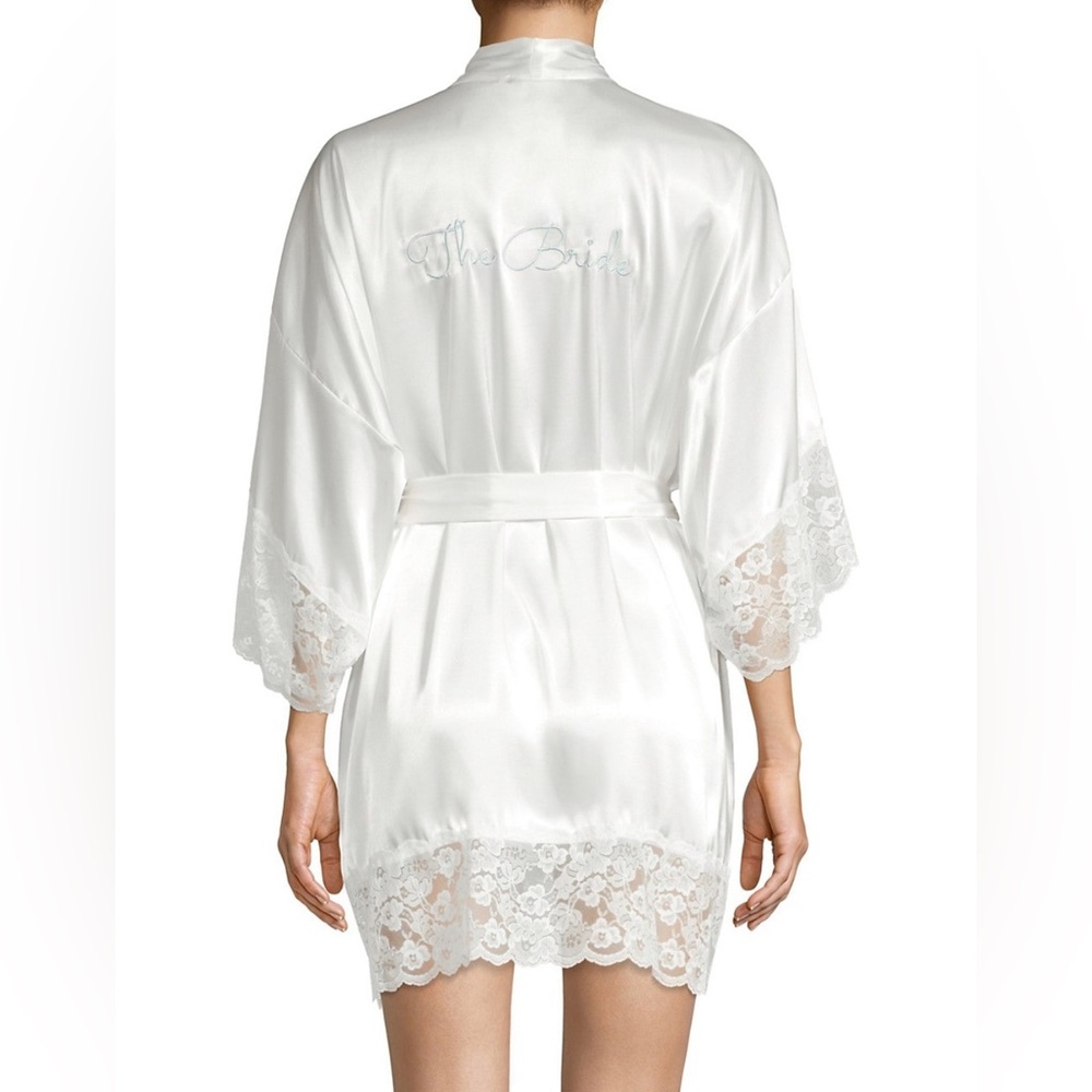 Silk “bride” robe